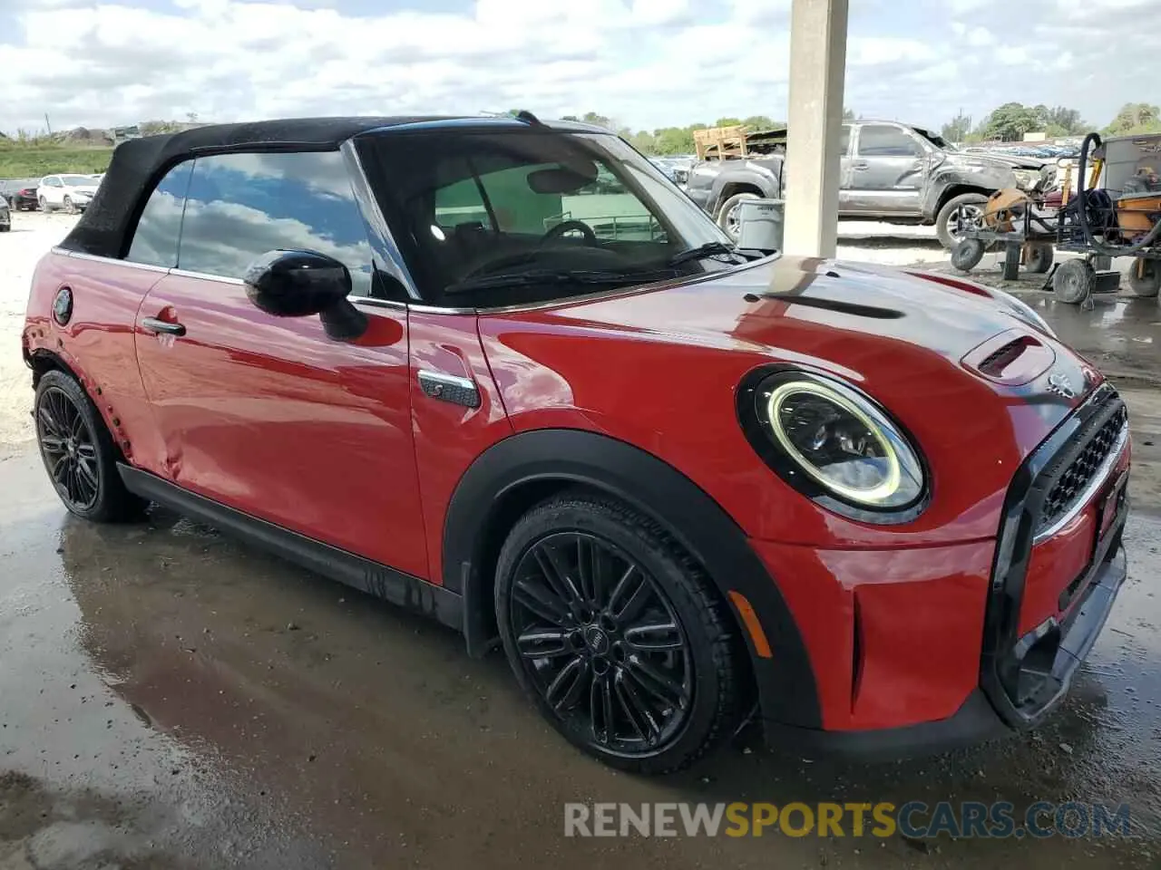 4 Фотография поврежденного автомобиля WMW43DL00N3N94880 MINI COOPER 2022