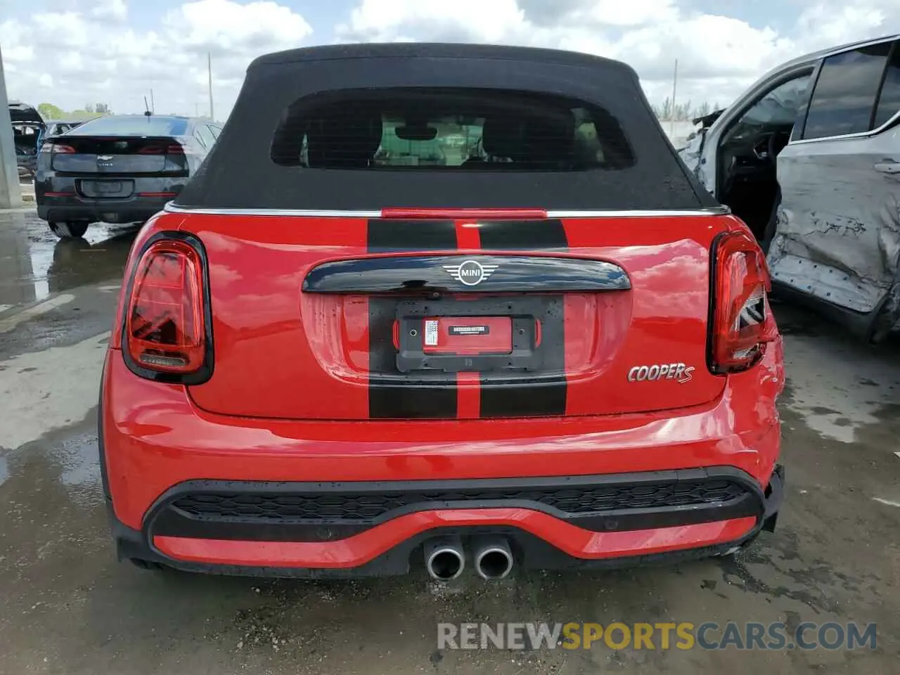 6 Фотография поврежденного автомобиля WMW43DL00N3N94880 MINI COOPER 2022