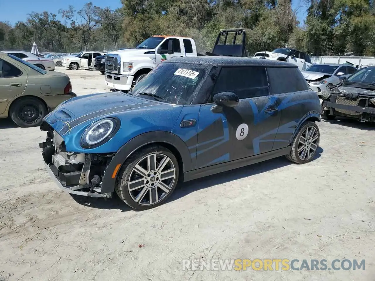 1 Photograph of a damaged car WMW53DH00N2R71257 MINI COOPER 2022