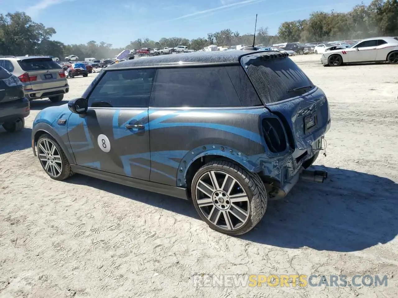 2 Photograph of a damaged car WMW53DH00N2R71257 MINI COOPER 2022