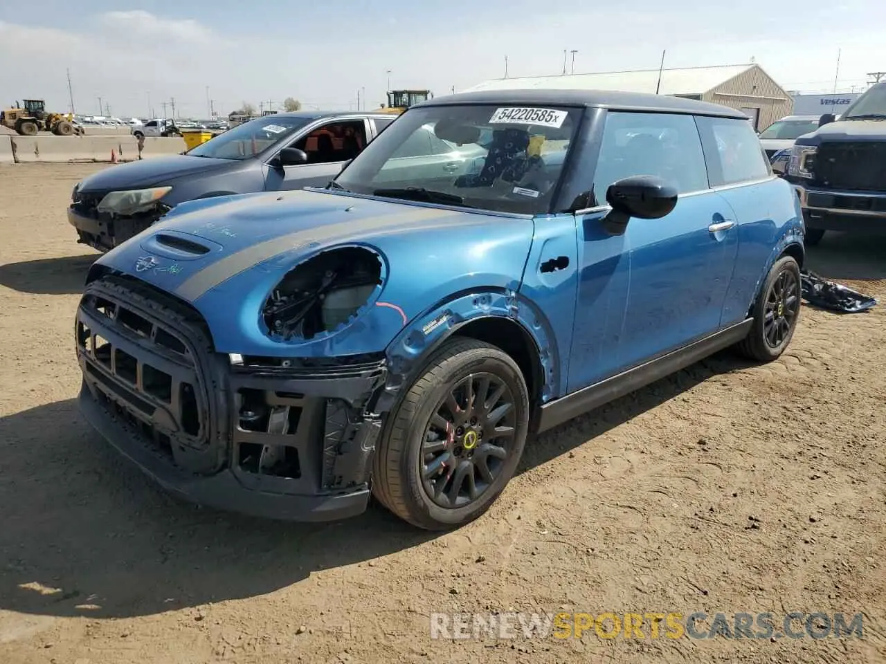 1 Photograph of a damaged car WMW13DJ03P2T91531 MINI COOPER 2023