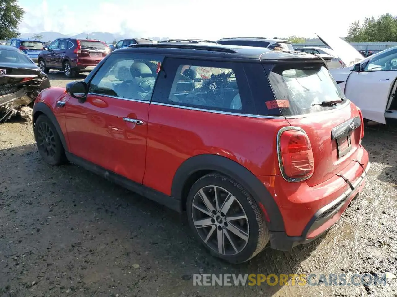 2 Фотография поврежденного автомобиля WMW53DH02P2S59383 MINI COOPER 2023