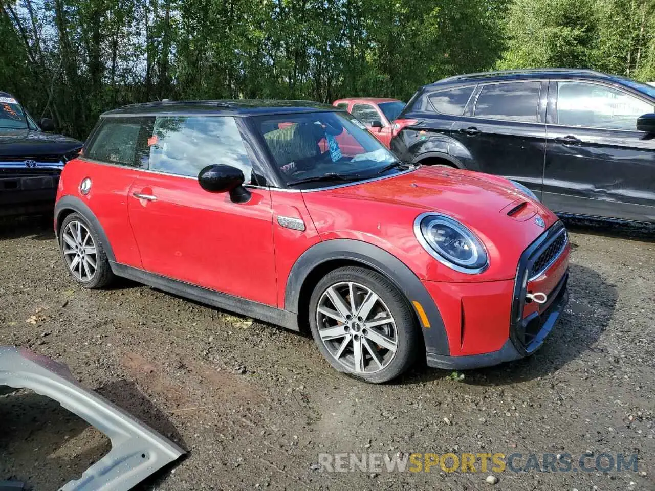 4 Фотография поврежденного автомобиля WMW53DH02P2S59383 MINI COOPER 2023