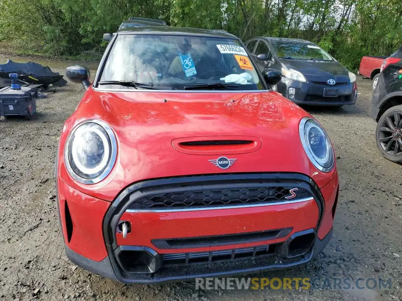 5 Фотография поврежденного автомобиля WMW53DH02P2S59383 MINI COOPER 2023