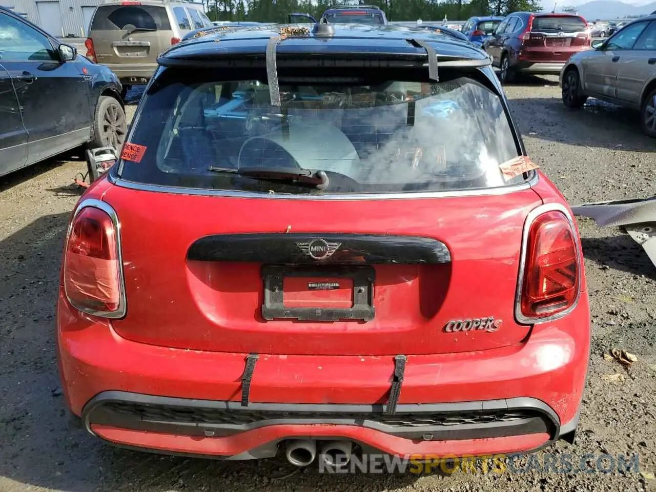 6 Фотография поврежденного автомобиля WMW53DH02P2S59383 MINI COOPER 2023