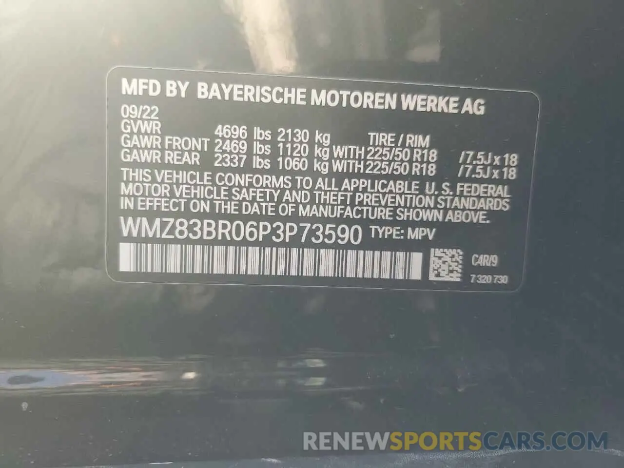 12 Фотография поврежденного автомобиля WMZ83BR06P3P73590 MINI COOPER 2023