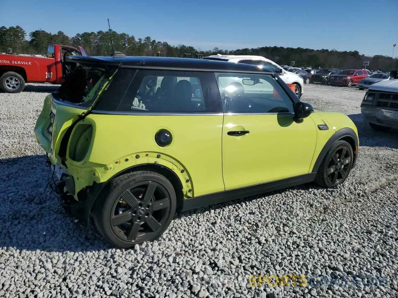 3 Photograph of a damaged car WMW53DH07R2V50304 MINI COOPER 2024