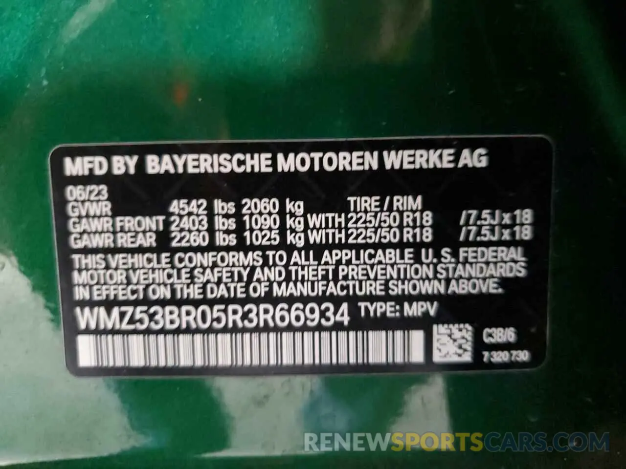 12 Фотография поврежденного автомобиля WMZ53BR05R3R66934 MINI COOPER 2024