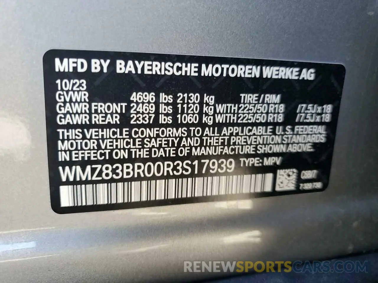 13 Фотография поврежденного автомобиля WMZ83BR00R3S17939 MINI COOPER 2024