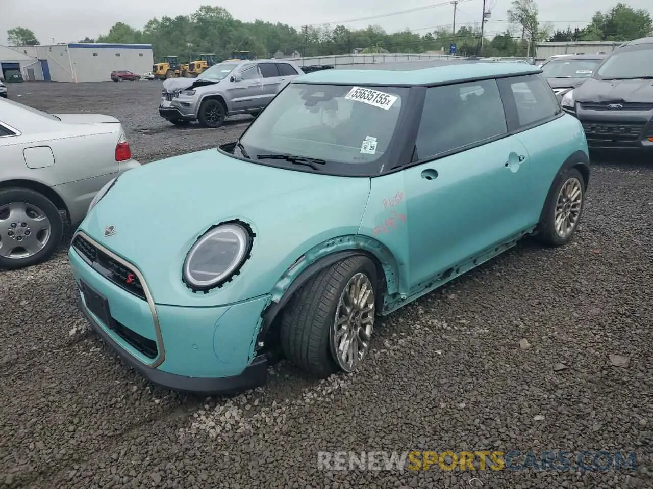 1 Photograph of a damaged car WMW23GD06S2W32332 MINI COOPER 2025