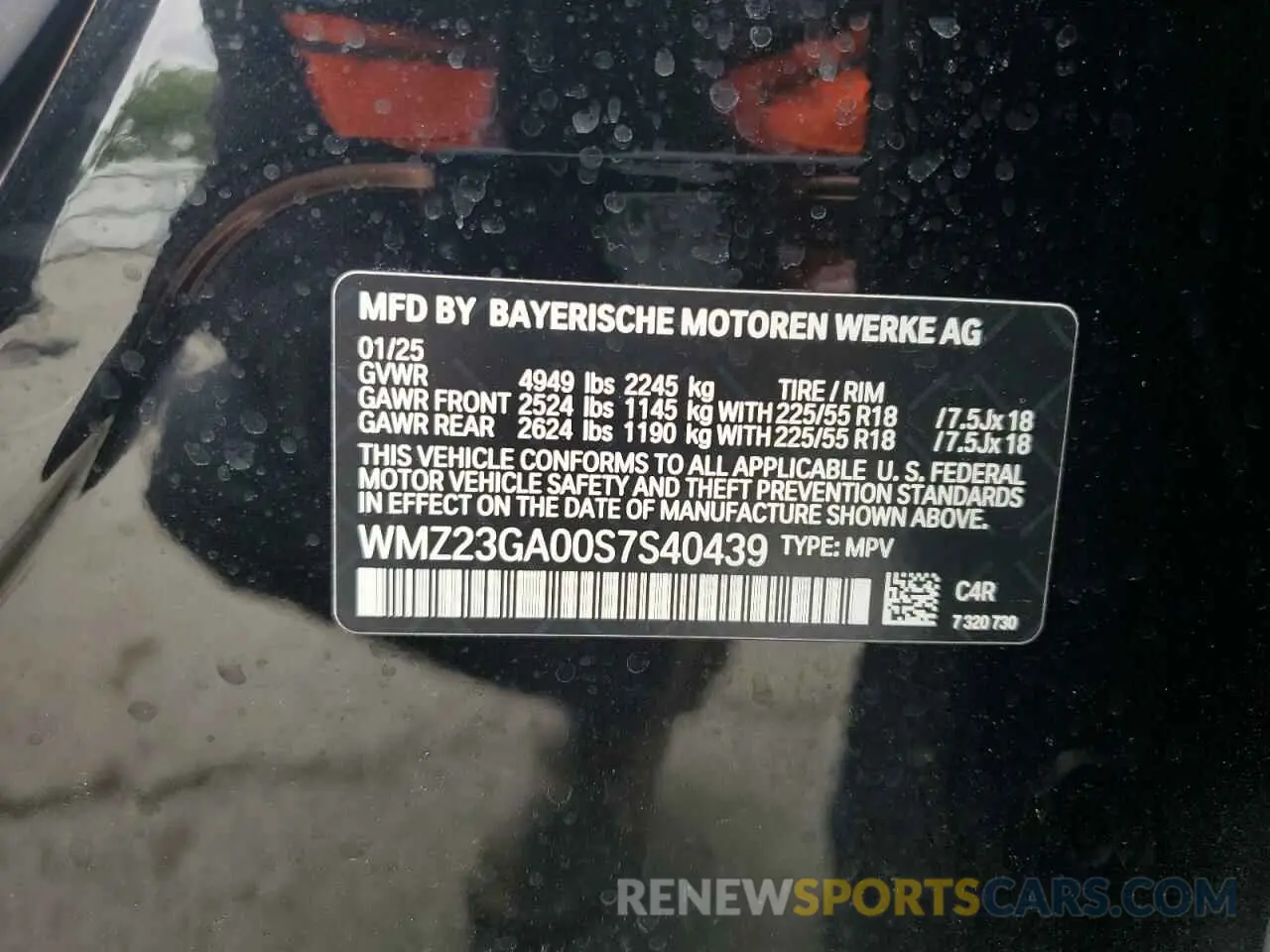 13 Фотография поврежденного автомобиля WMZ23GA00S7S40439 MINI COOPER 2025