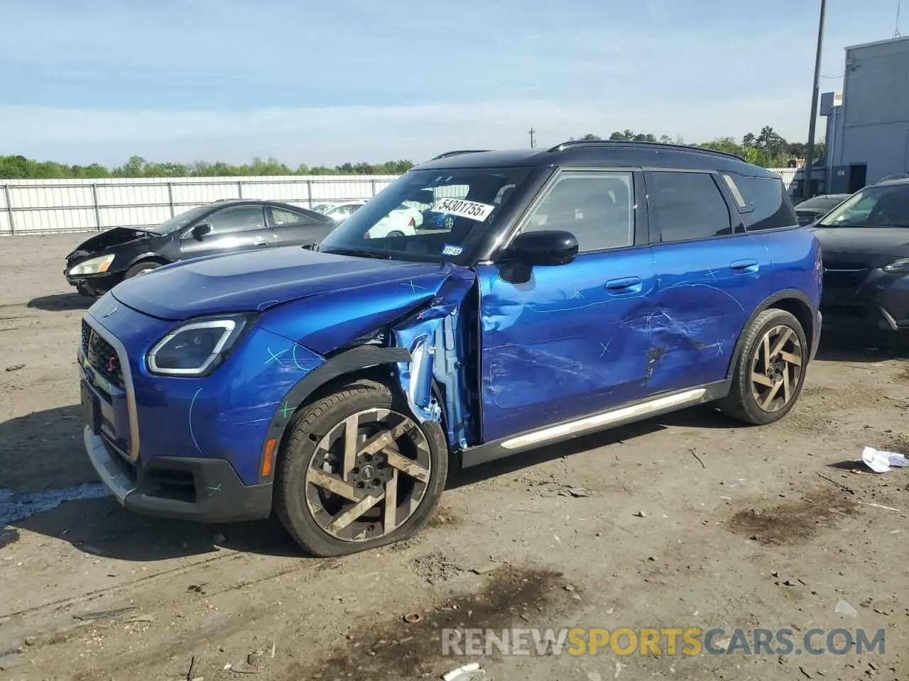 1 Photograph of a damaged car WMZ23GA02S7P72579 MINI COOPER 2025