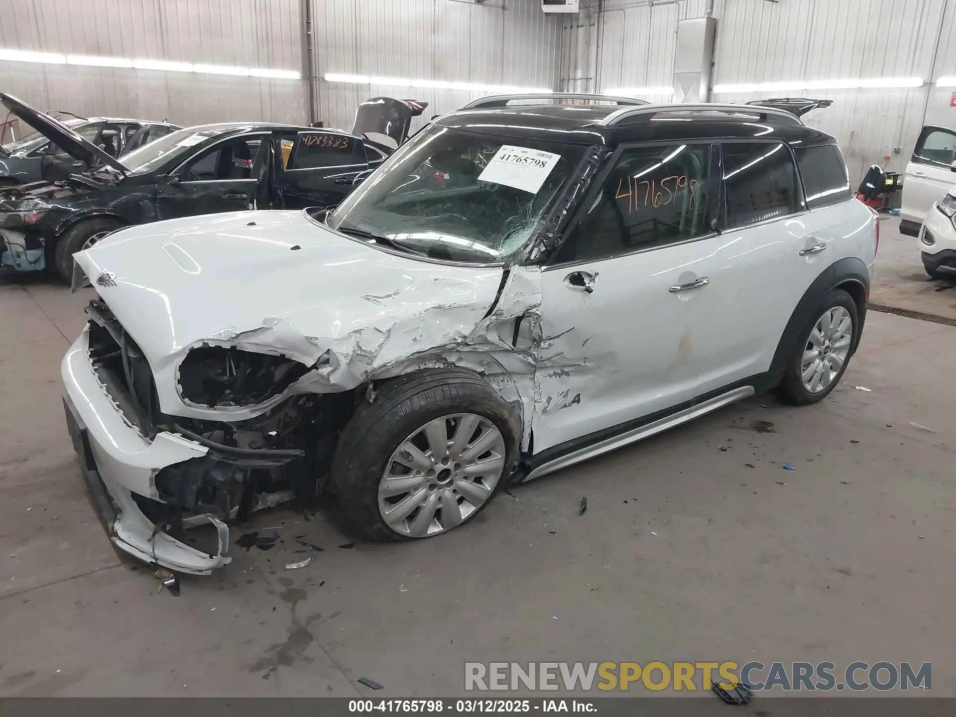 2 Photograph of a damaged car WMZYT5C57K3G92681 MINI COUNTRYMAN 2019