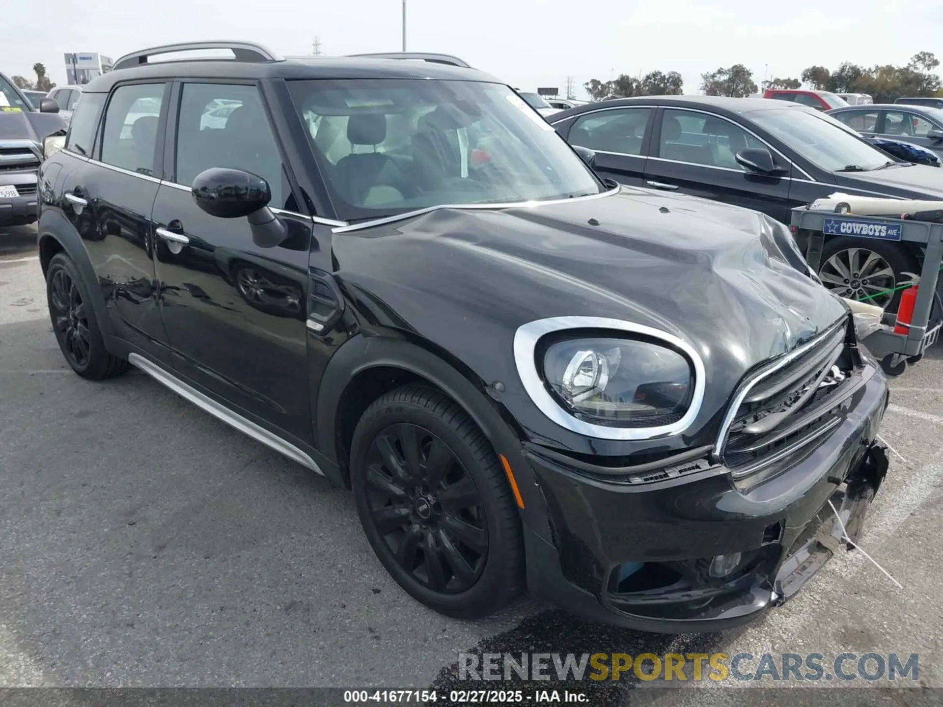 1 Photograph of a damaged car WMZYW3C04L3M24637 MINI COUNTRYMAN 2020