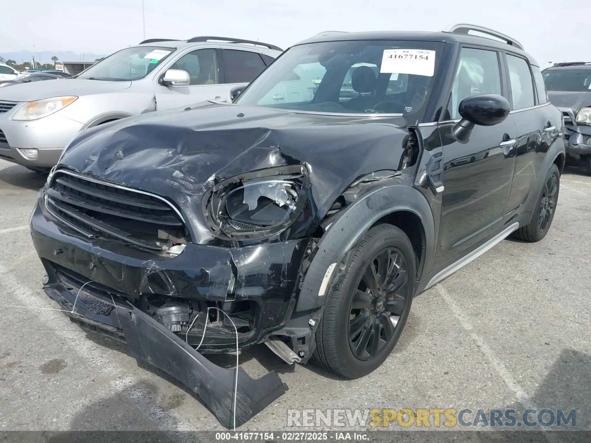 2 Photograph of a damaged car WMZYW3C04L3M24637 MINI COUNTRYMAN 2020