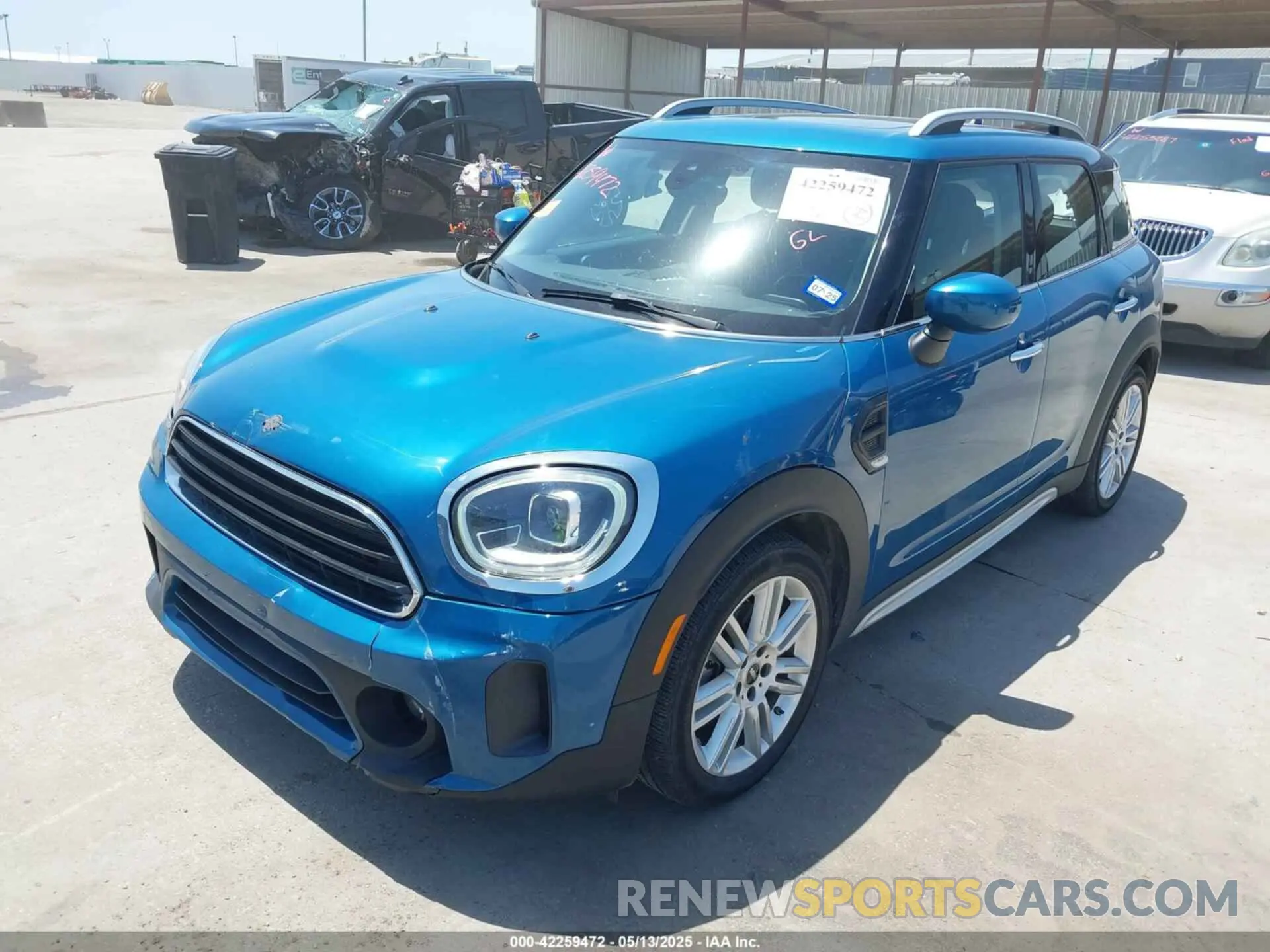2 Photograph of a damaged car WMZ23BR04N3N61287 MINI COUNTRYMAN 2022
