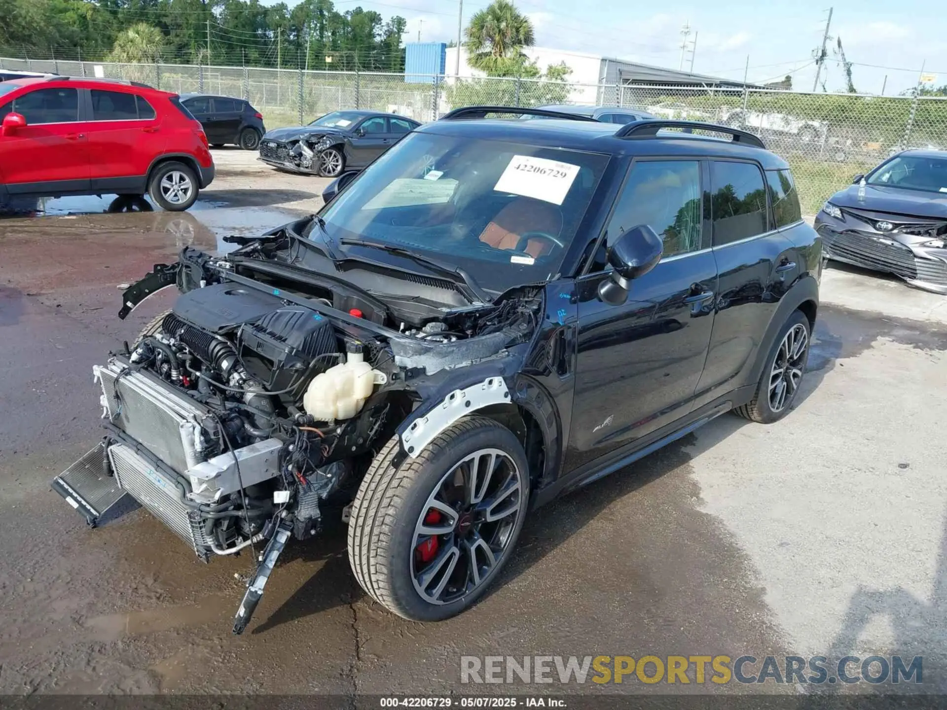 2 Photograph of a damaged car WMZ33BS0XN3P26841 MINI COUNTRYMAN 2022