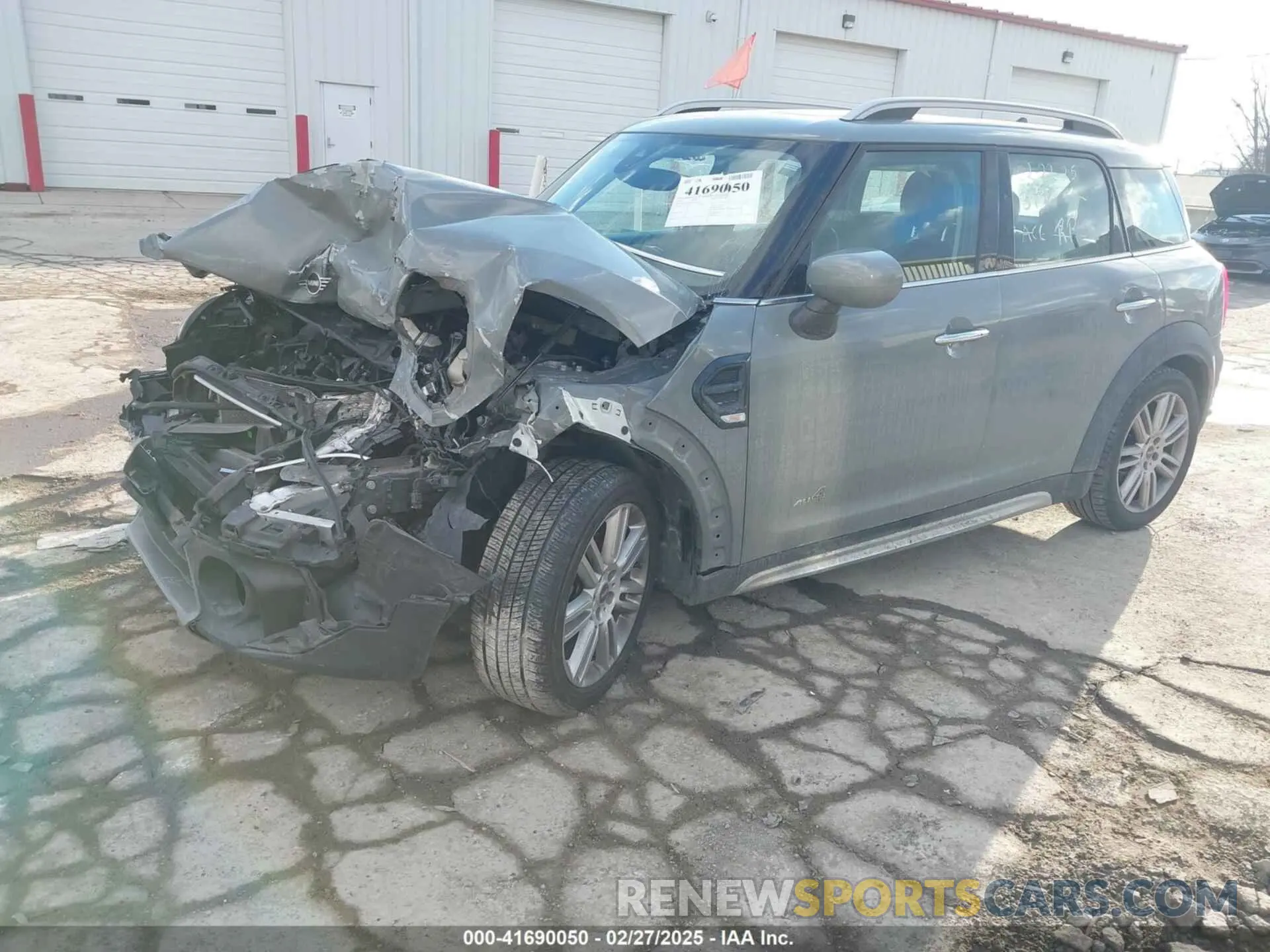 2 Photograph of a damaged car WMZ43BR09N3N62573 MINI COUNTRYMAN 2022