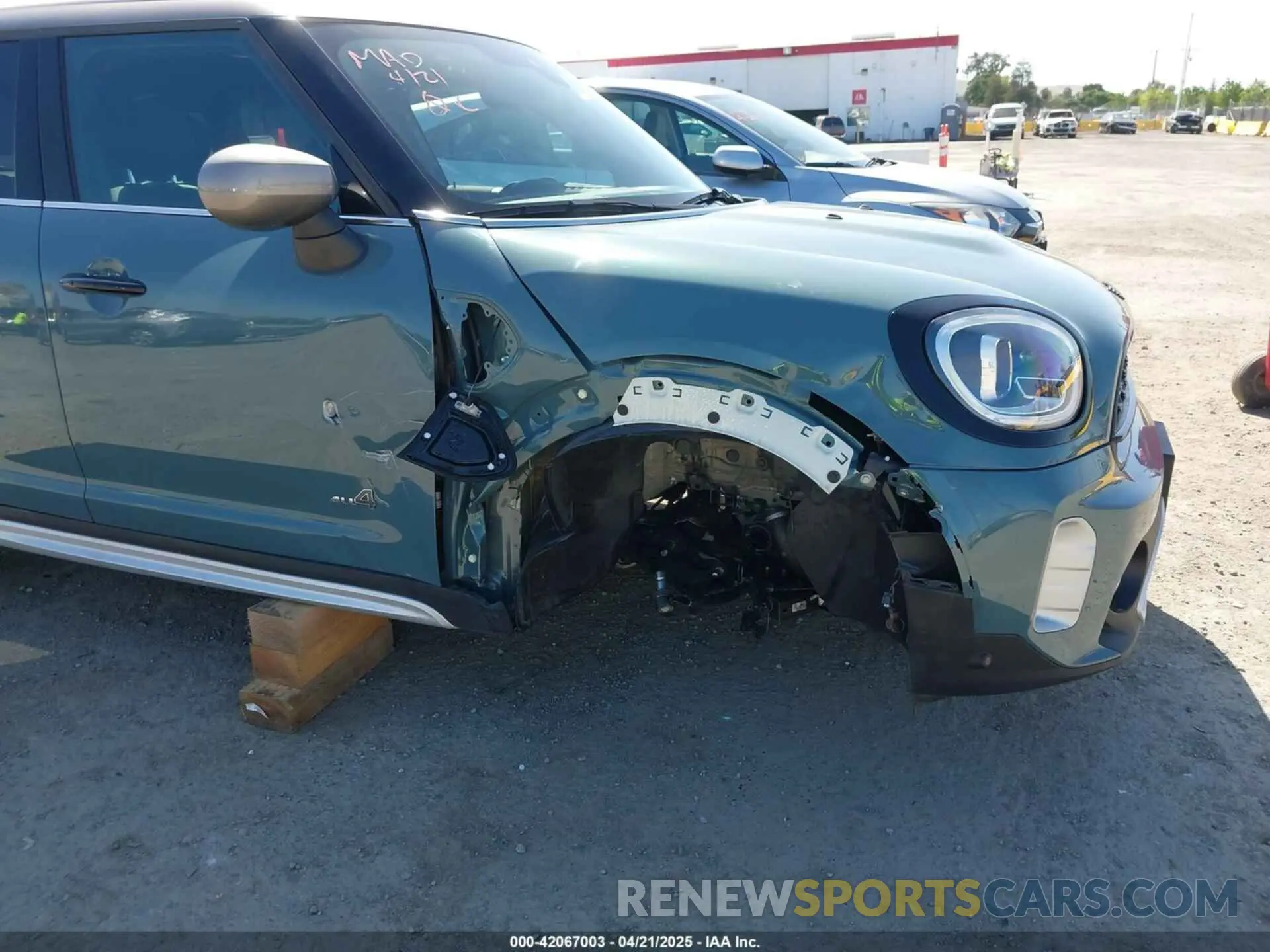 6 Фотография поврежденного автомобиля WMZ83BR03N3P15420 MINI COUNTRYMAN 2022