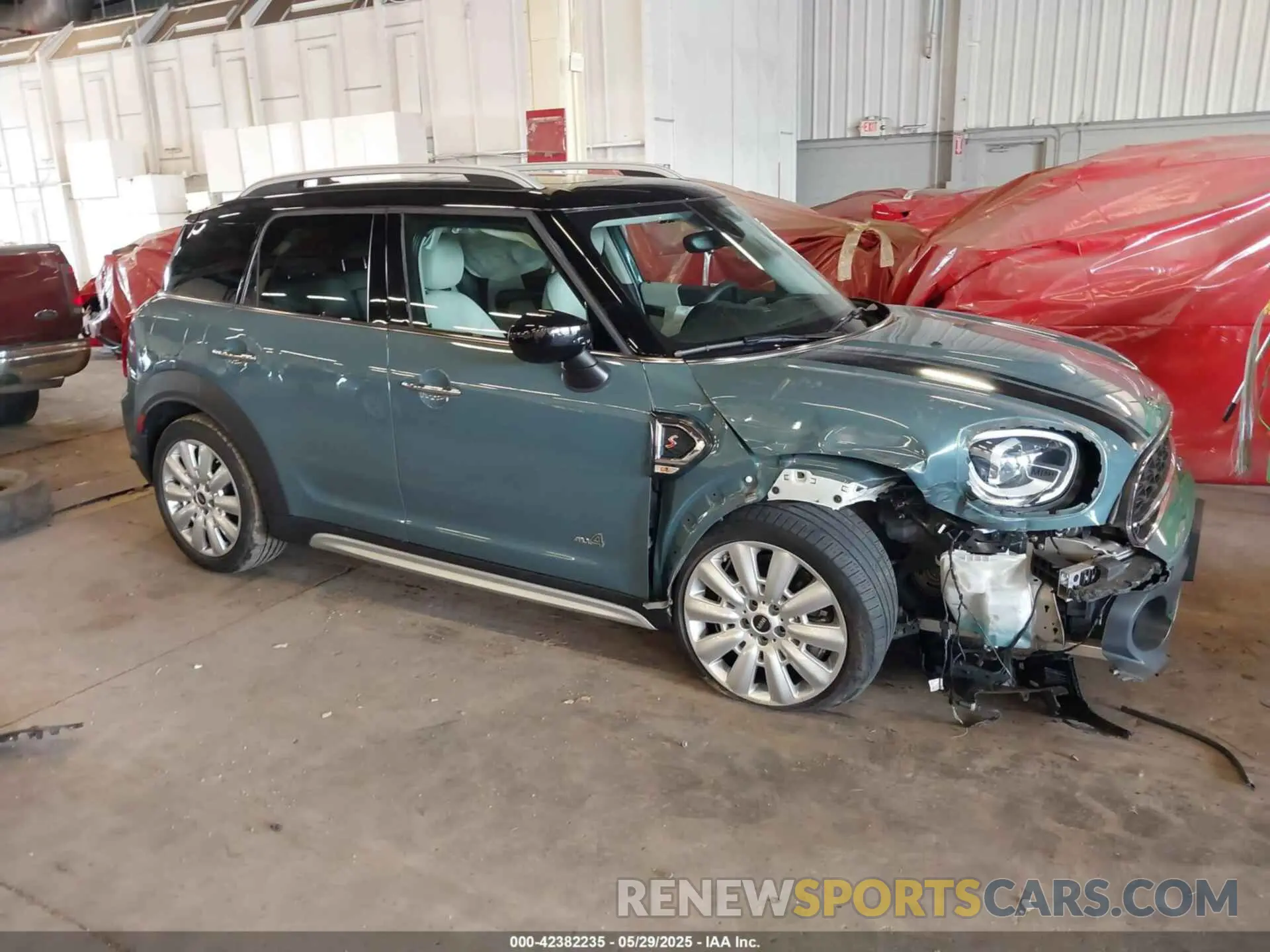 1 Photograph of a damaged car WMZ83BR07N3N83844 MINI COUNTRYMAN 2022