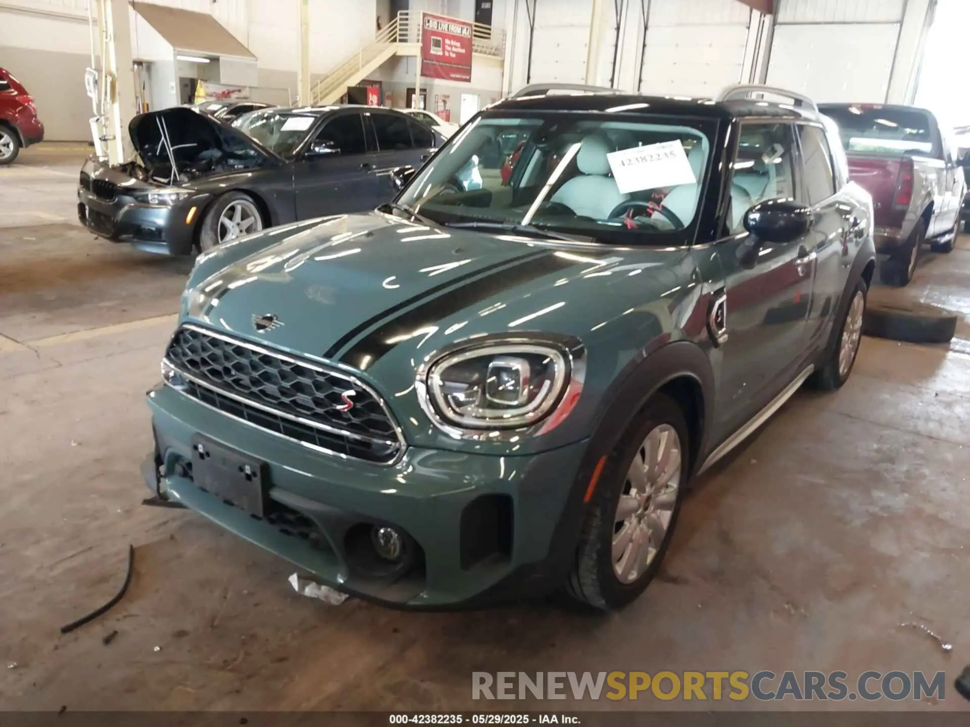 2 Photograph of a damaged car WMZ83BR07N3N83844 MINI COUNTRYMAN 2022