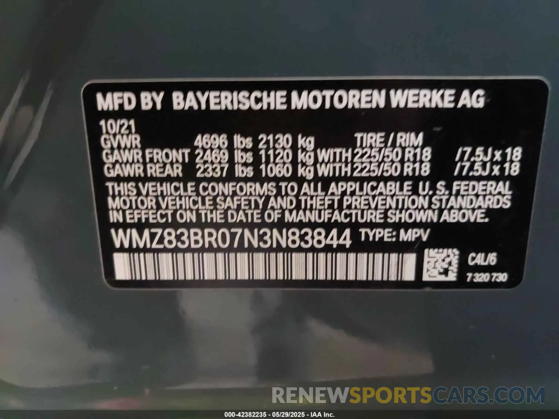 9 Photograph of a damaged car WMZ83BR07N3N83844 MINI COUNTRYMAN 2022