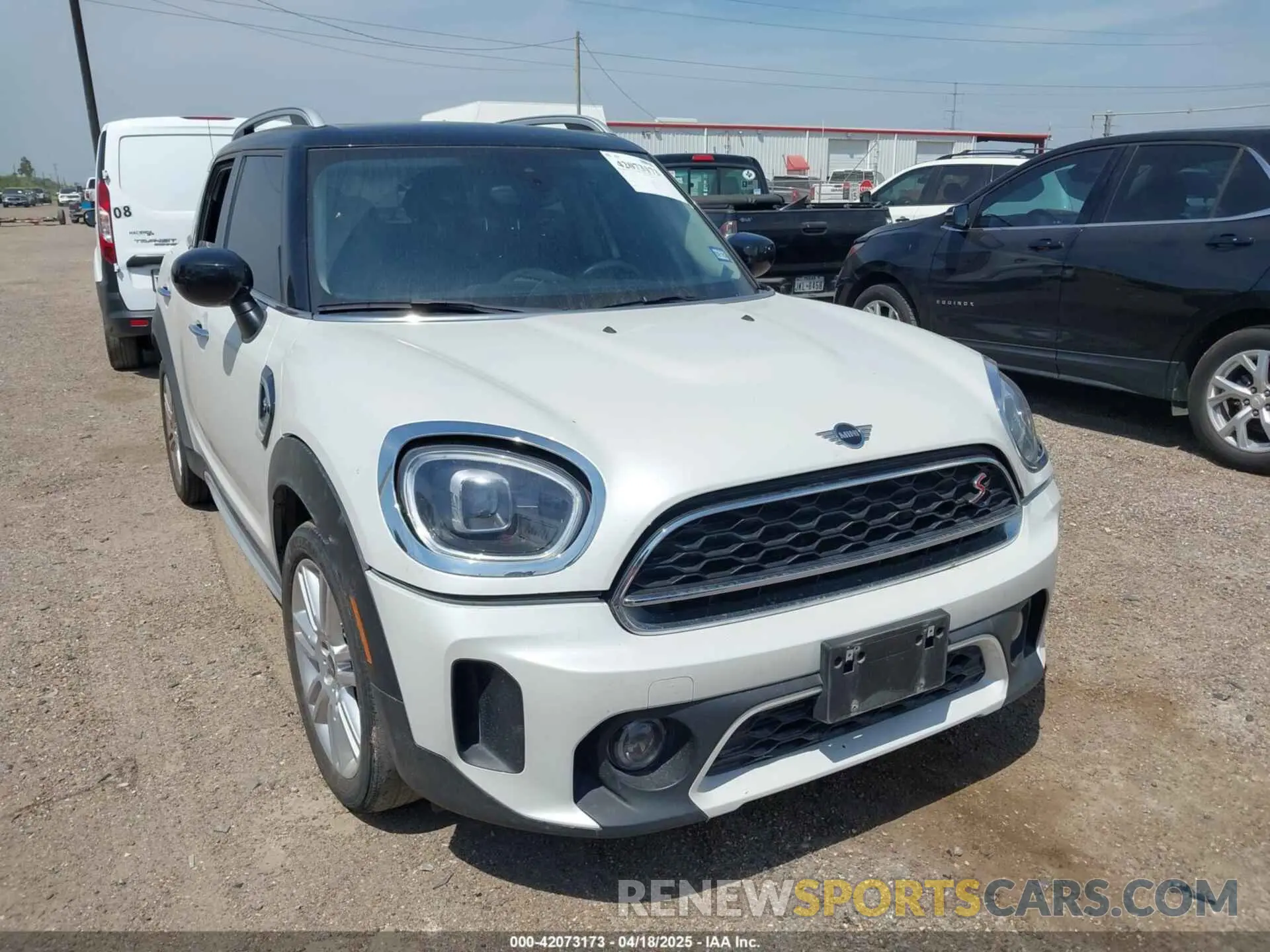 1 Photograph of a damaged car WMZ53BR07P3P96721 MINI COUNTRYMAN 2023