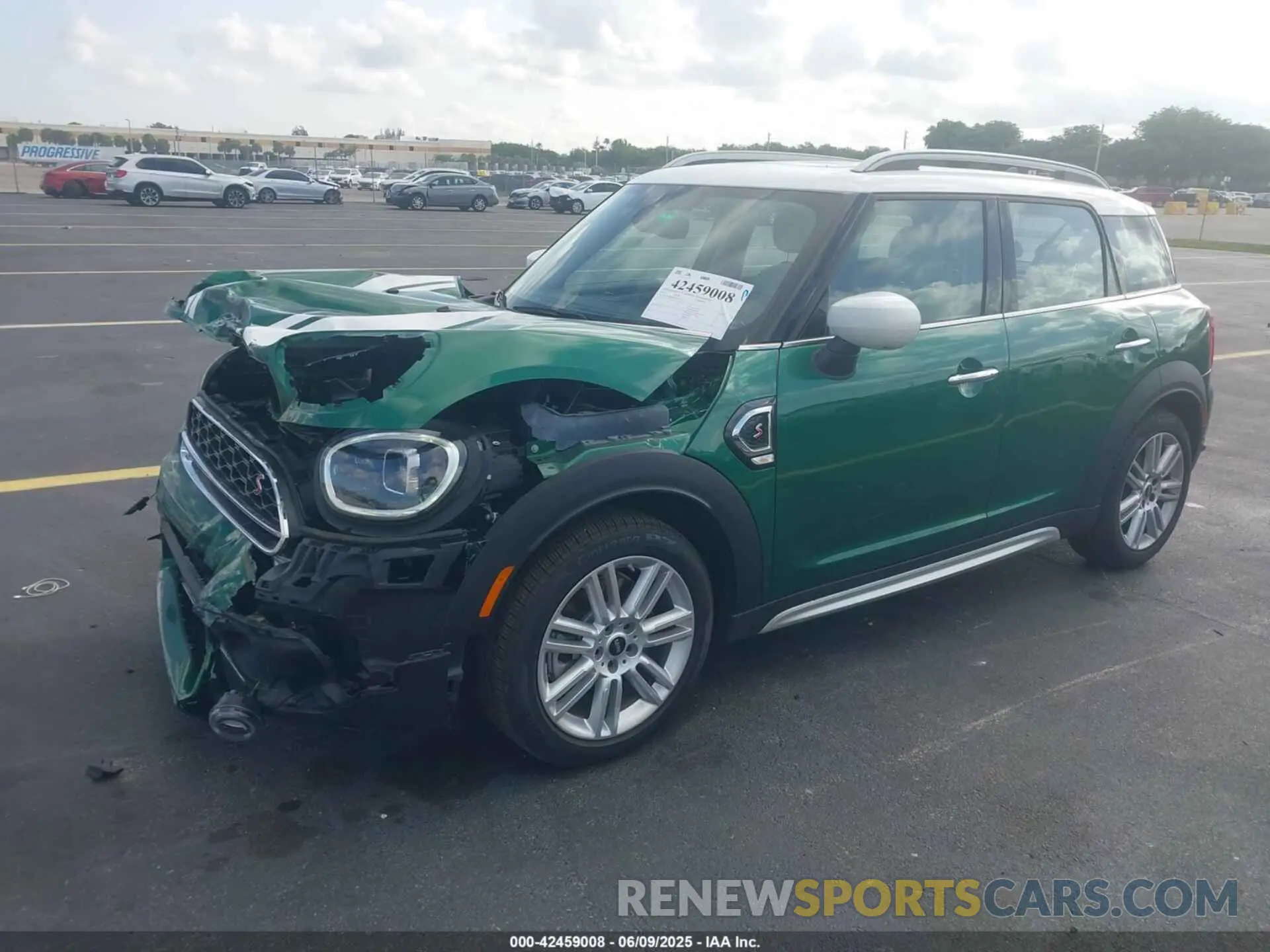 2 Photograph of a damaged car WMZ53BR00R3R59180 MINI COUNTRYMAN 2024