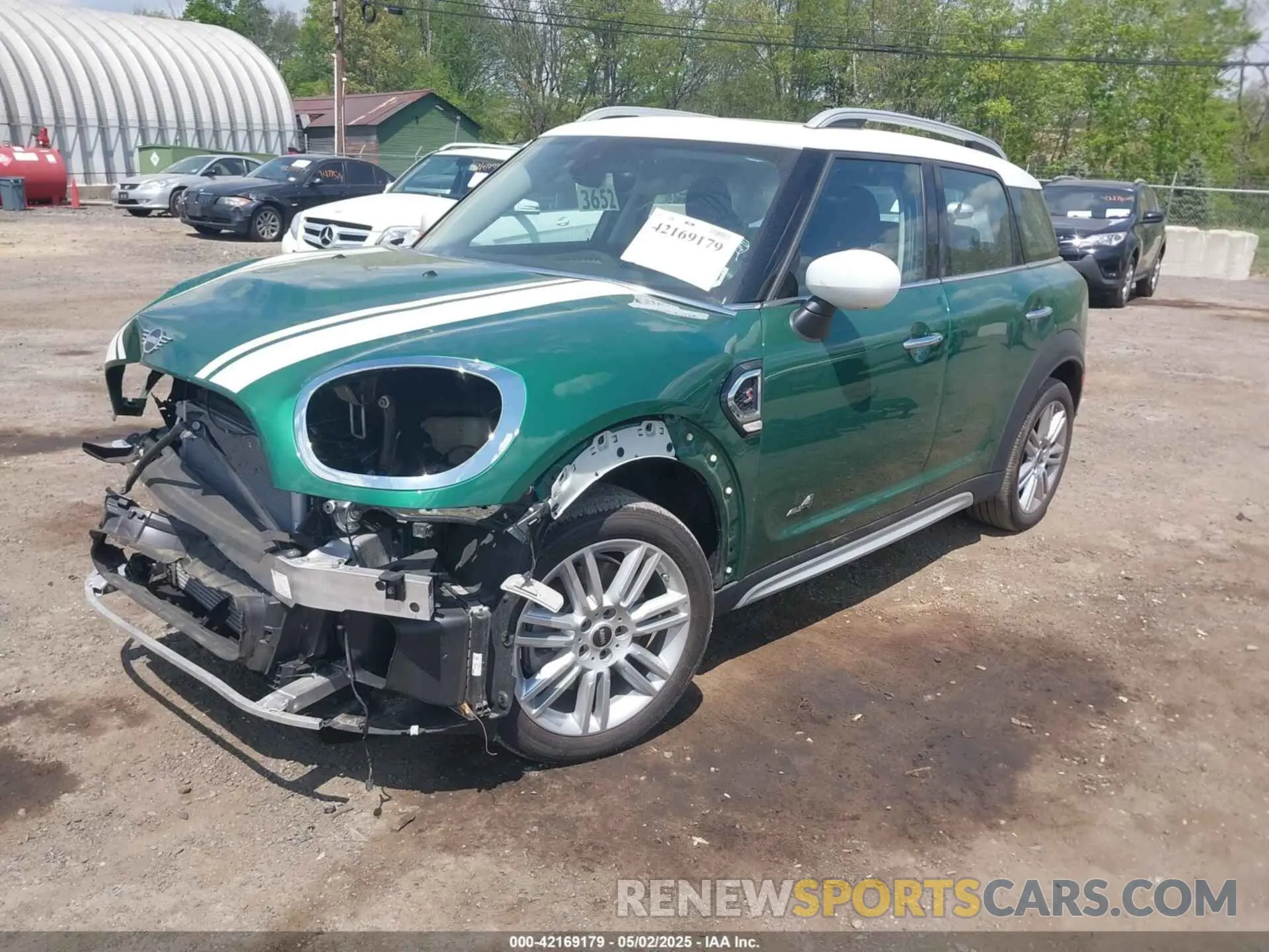 2 Photograph of a damaged car WMZ83BR07R3S15220 MINI COUNTRYMAN 2024