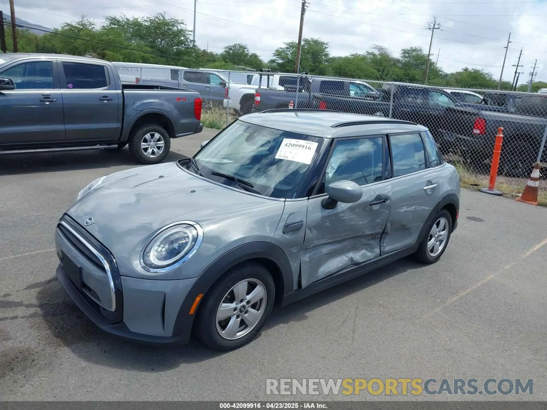 6 Фотография поврежденного автомобиля WMW33DK0XN2P59935 MINI HARDTOP 2022