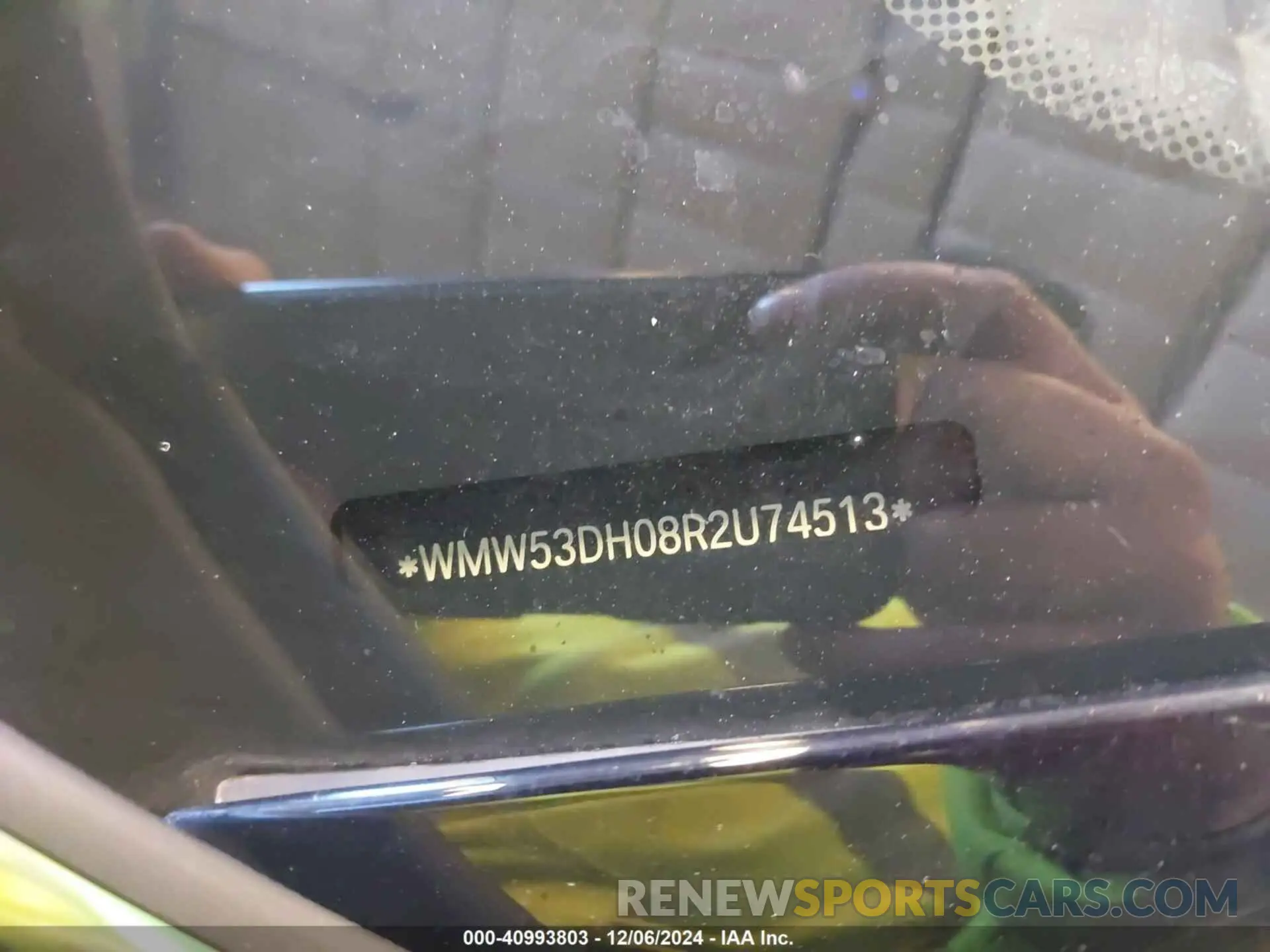 9 Photograph of a damaged car WMW53DH08R2U74513 MINI HARDTOP 2024