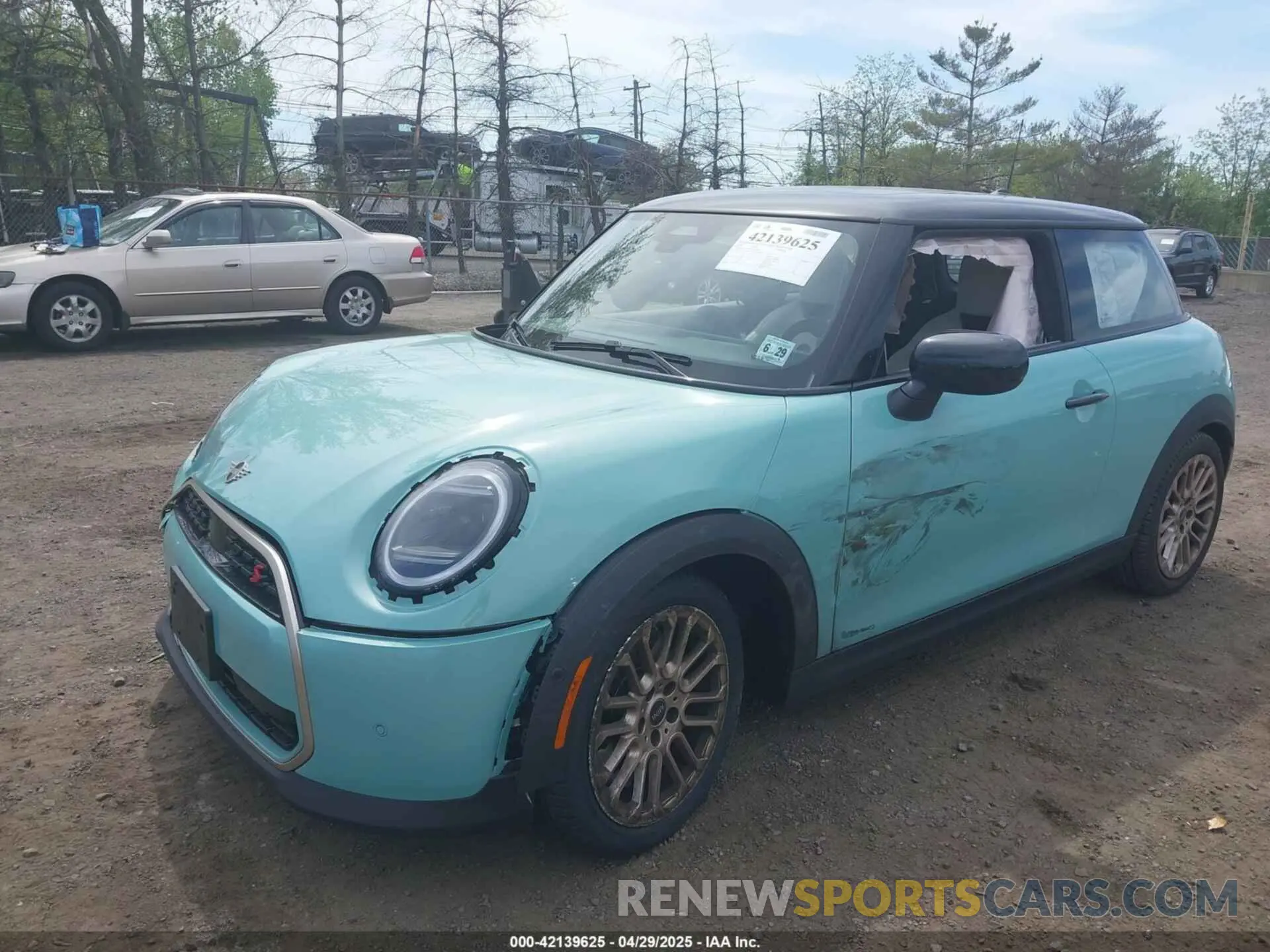 2 Photograph of a damaged car WMW23GD05S2W24870 MINI HARDTOP 2025