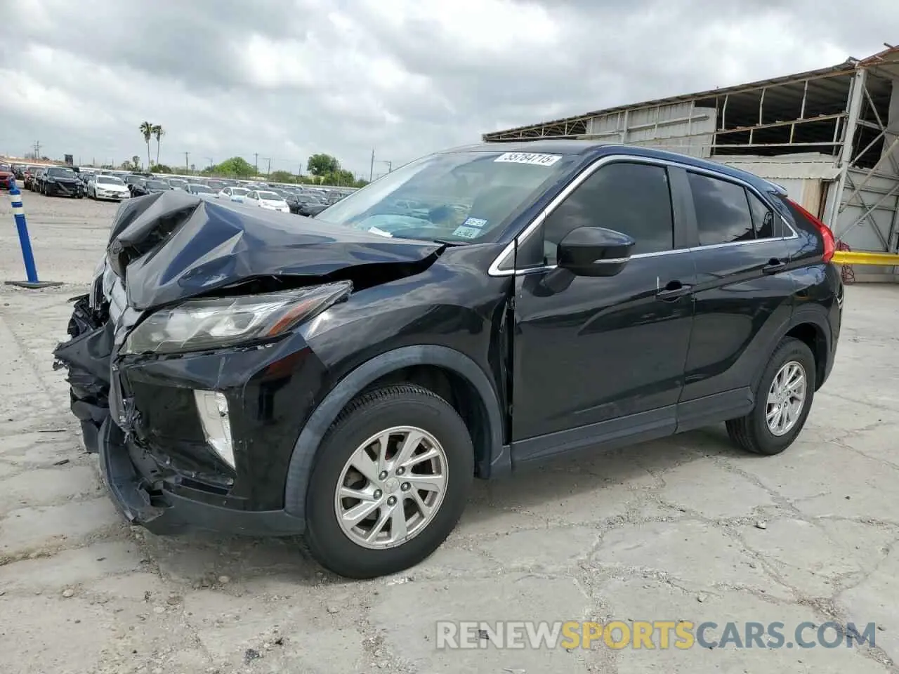 1 Photograph of a damaged car JA4AT3AA1KZ032663 MITSUBISHI ECLIPSE 2019
