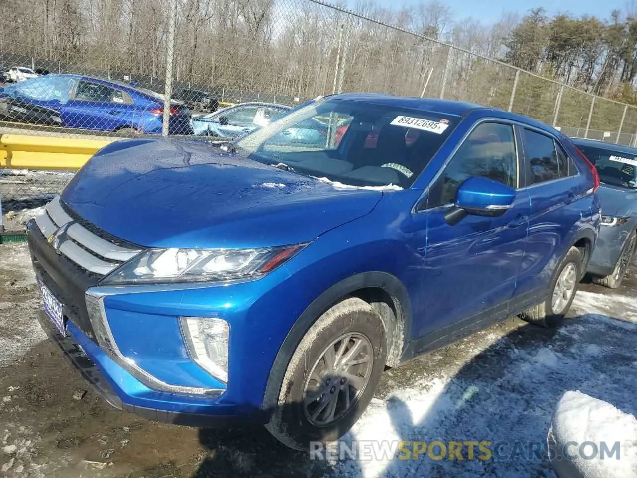 1 Photograph of a damaged car JA4AT3AA5KZ033931 MITSUBISHI ECLIPSE 2019
