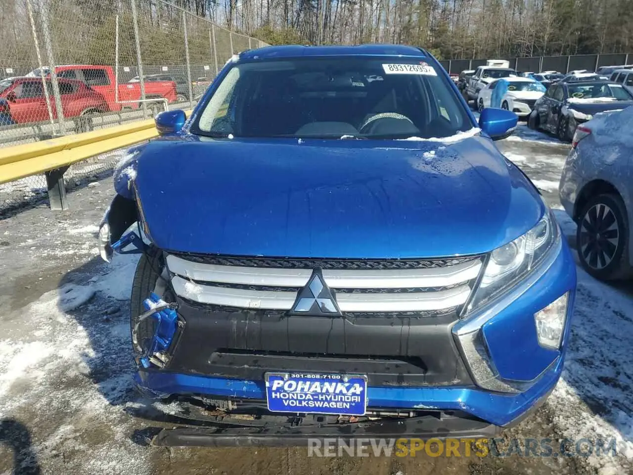 5 Photograph of a damaged car JA4AT3AA5KZ033931 MITSUBISHI ECLIPSE 2019
