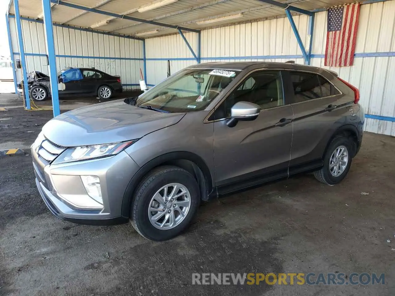 1 Photograph of a damaged car JA4AT3AA6KZ038149 MITSUBISHI ECLIPSE 2019