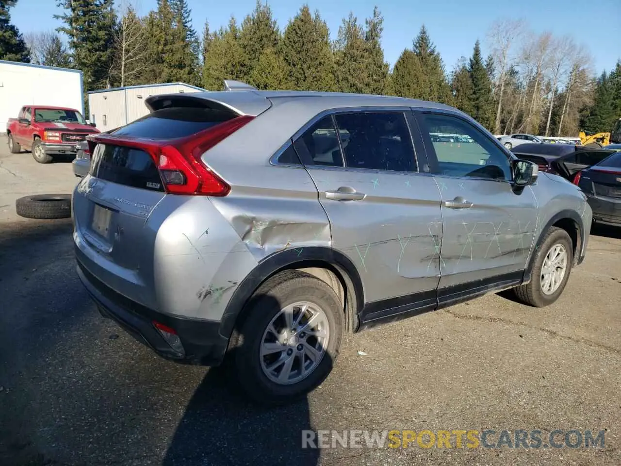 3 Photograph of a damaged car JA4AT3AA7KZ045661 MITSUBISHI ECLIPSE 2019