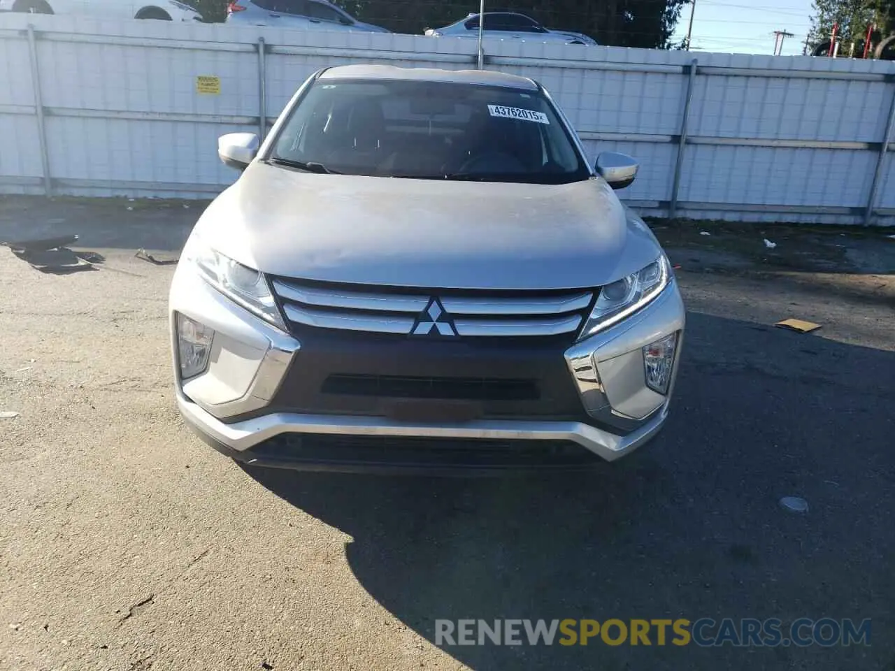 5 Photograph of a damaged car JA4AT3AA7KZ045661 MITSUBISHI ECLIPSE 2019