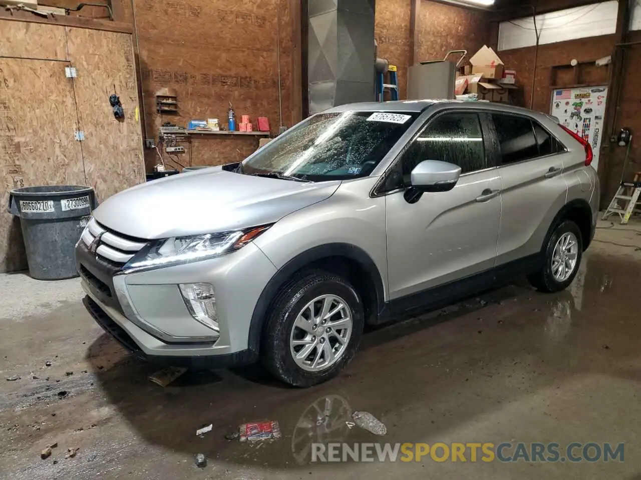 1 Photograph of a damaged car JA4AT3AAXKZ035402 MITSUBISHI ECLIPSE 2019