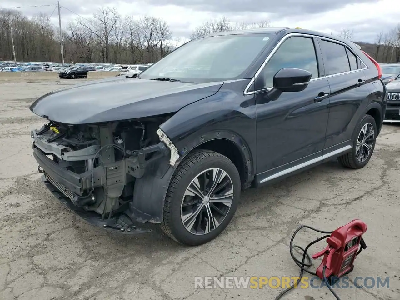 1 Photograph of a damaged car JA4AT5AA0KZ001562 MITSUBISHI ECLIPSE 2019