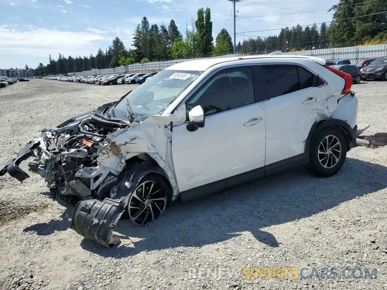 1 Photograph of a damaged car JA4AS3AA5LZ006877 MITSUBISHI ECLIPSE 2020