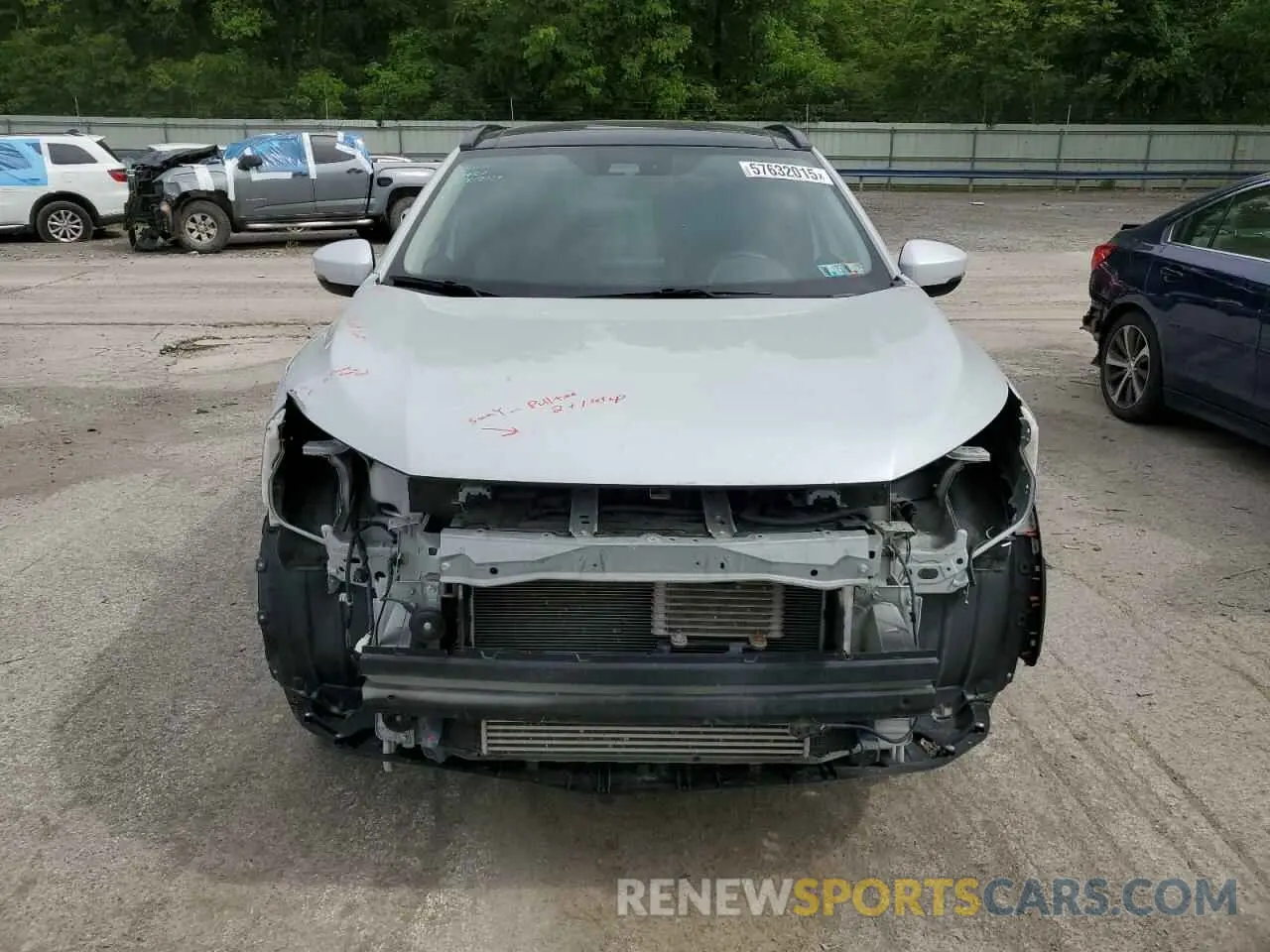 5 Photograph of a damaged car JA4ATWAA0NZ004178 MITSUBISHI ECLIPSE 2022