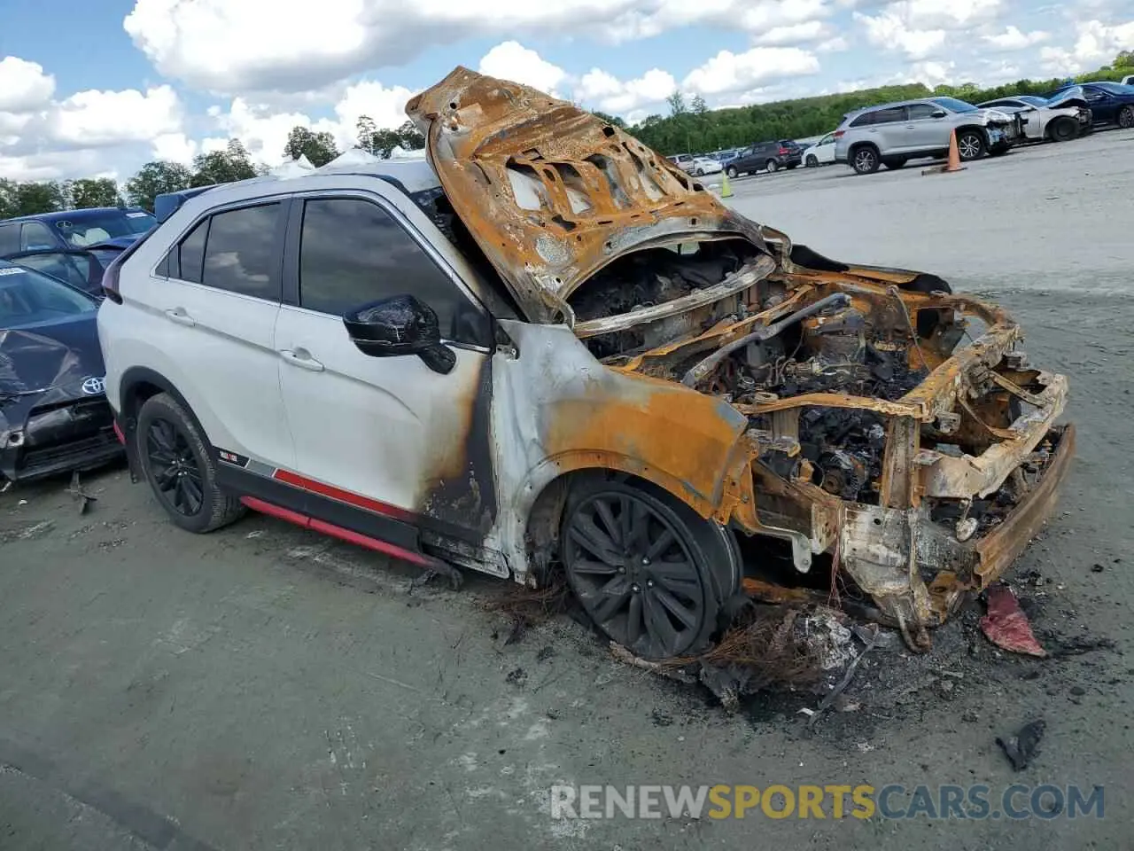 4 Фотография поврежденного автомобиля JA4ATVAA4PZ035737 MITSUBISHI ECLIPSE 2023