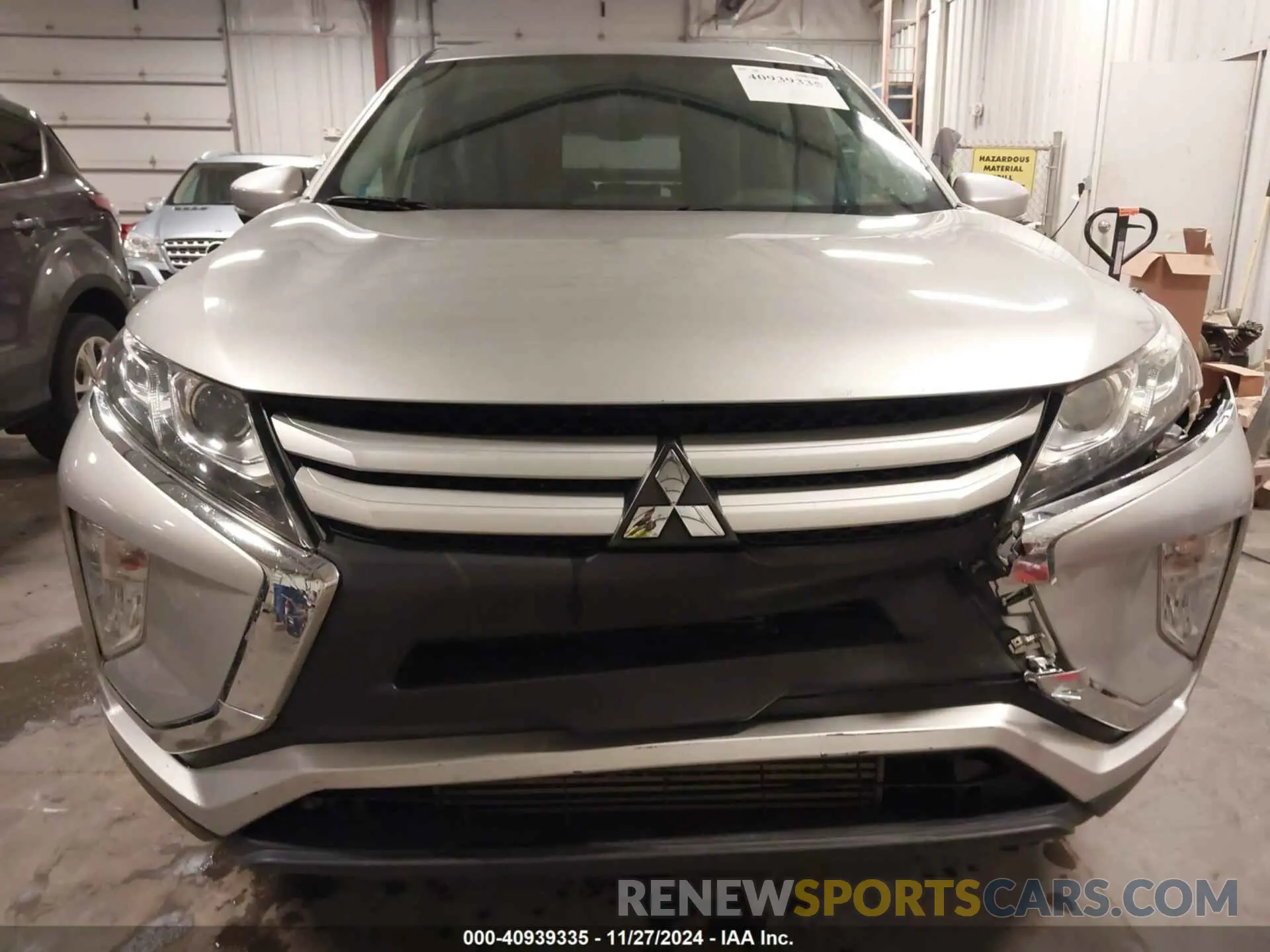 18 Фотография поврежденного автомобиля JA4AS3AA4KZ040260 MITSUBISHI ECLIPSE CROSS 2019