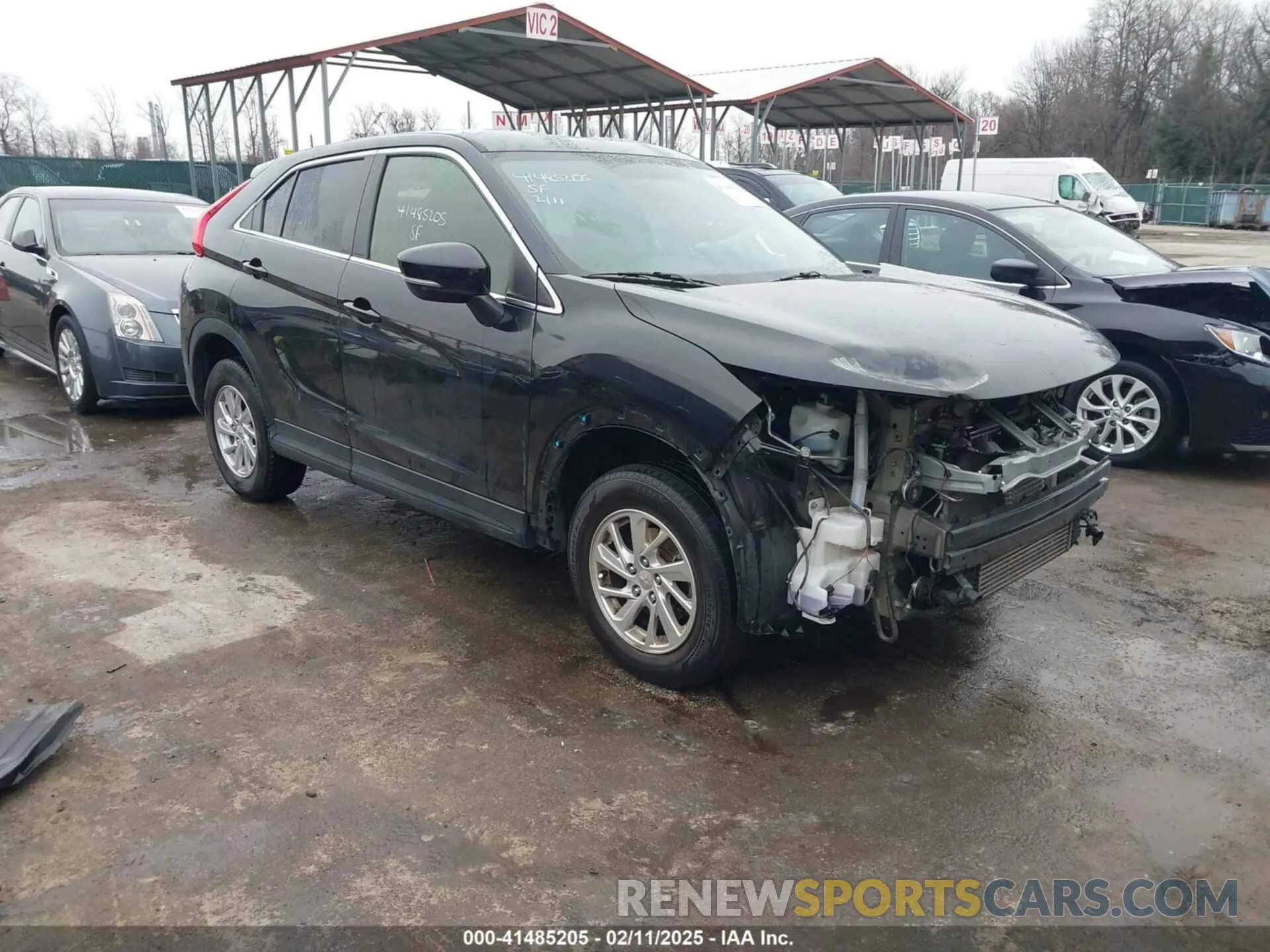1 Photograph of a damaged car JA4AT3AA1KZ049575 MITSUBISHI ECLIPSE CROSS 2019