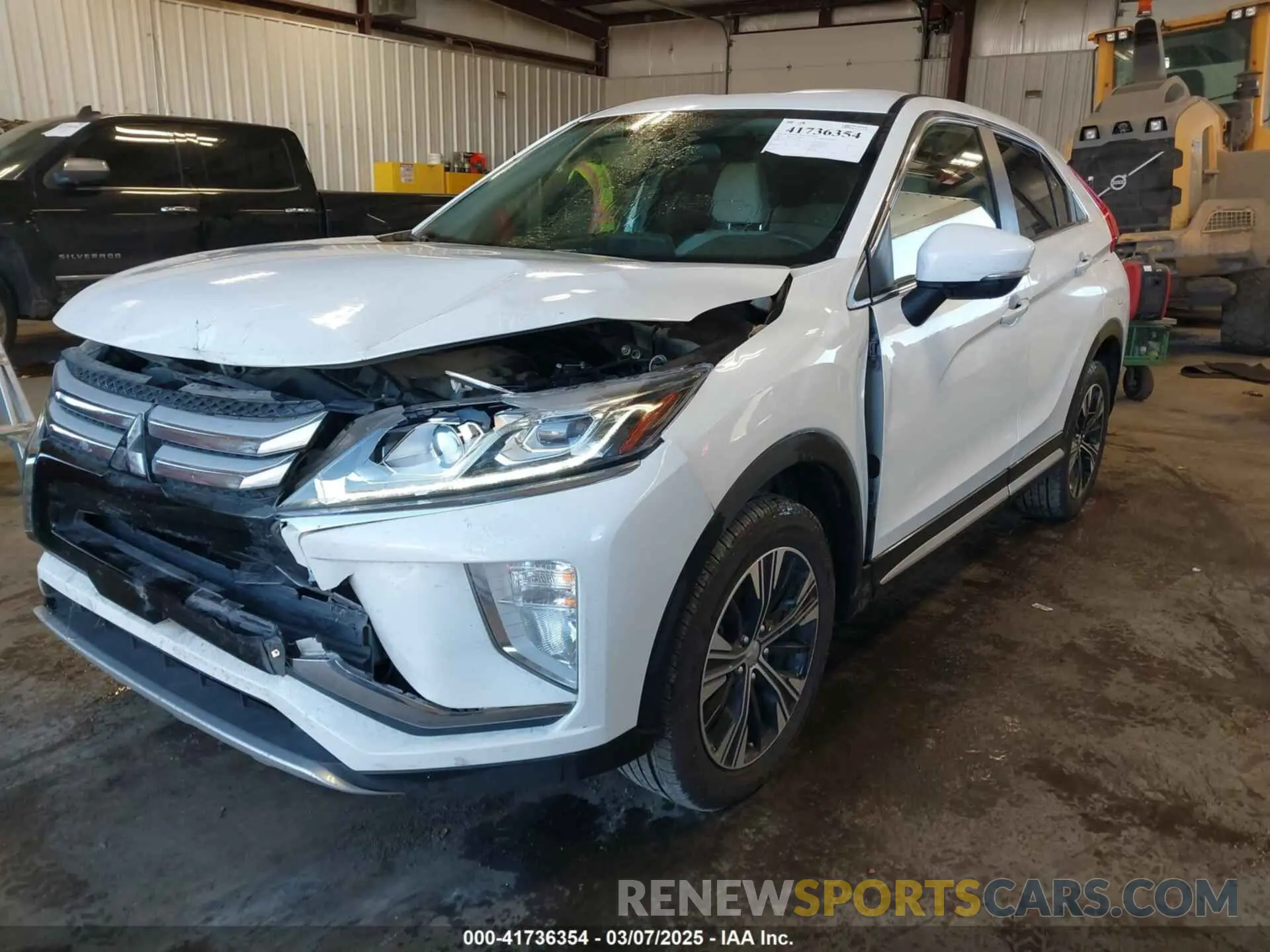 2 Photograph of a damaged car JA4AT5AA4KZ004822 MITSUBISHI ECLIPSE CROSS 2019