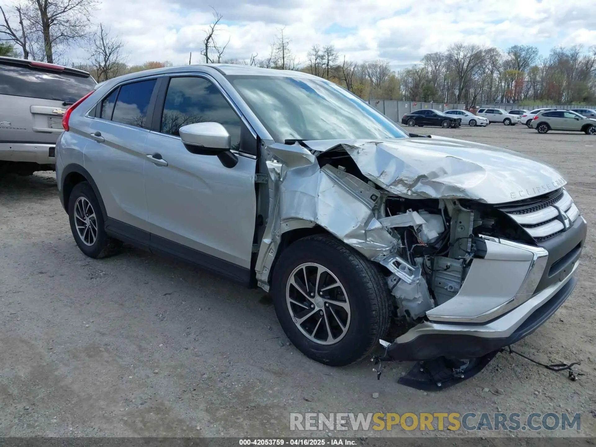 1 Photograph of a damaged car JA4AS3AA4LZ014128 MITSUBISHI ECLIPSE CROSS 2020