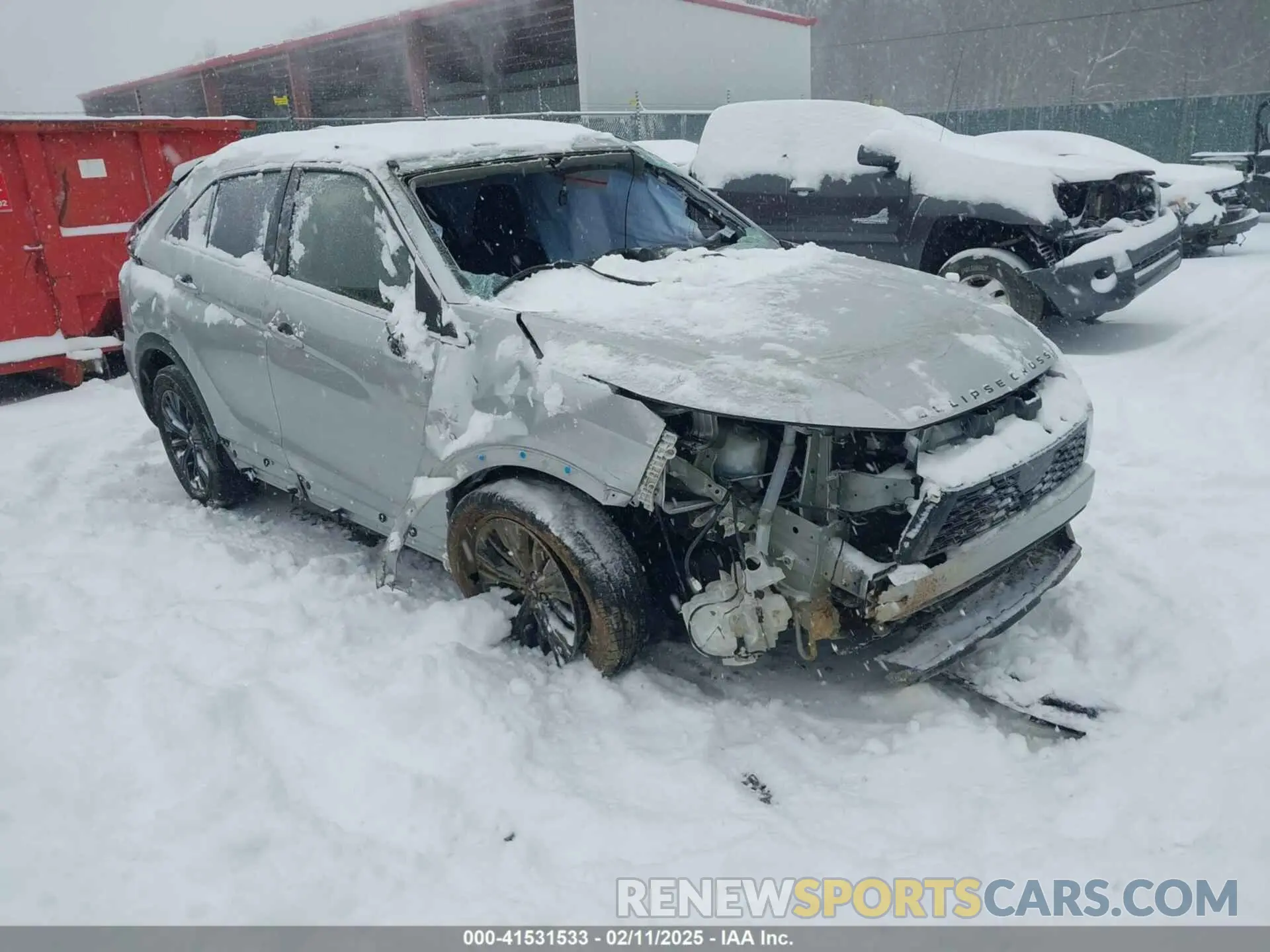 1 Photograph of a damaged car JA4ATVAA4NZ002850 MITSUBISHI ECLIPSE CROSS 2022