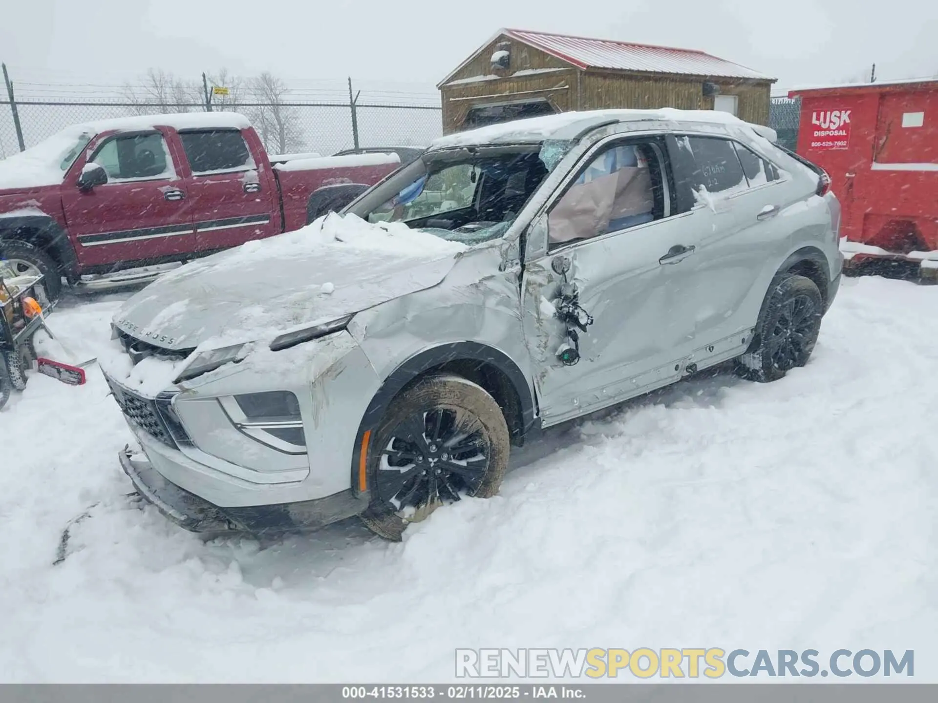 2 Photograph of a damaged car JA4ATVAA4NZ002850 MITSUBISHI ECLIPSE CROSS 2022
