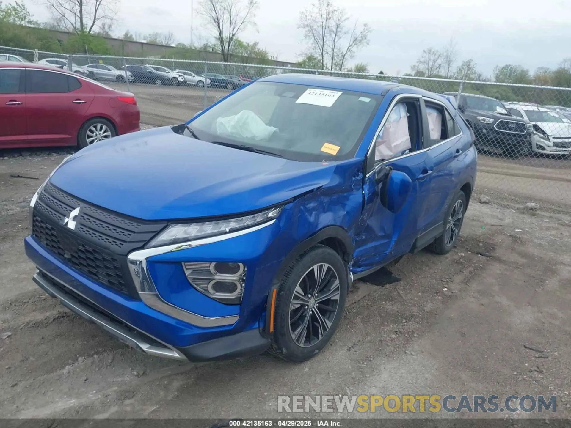 2 Photograph of a damaged car JA4ATWAA5NZ060441 MITSUBISHI ECLIPSE CROSS 2022